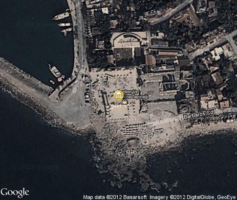 map: Apollo Temple in Side map: Apollo Temple in Side