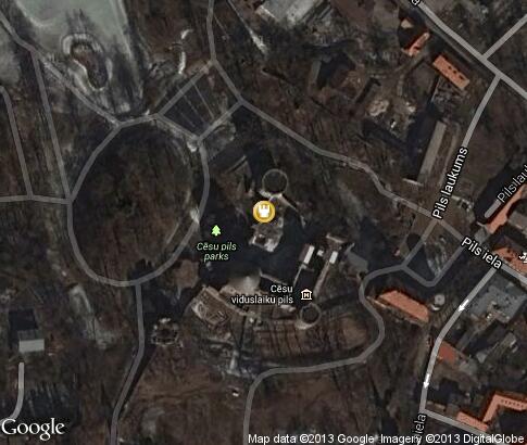 地图: Cesis Castle