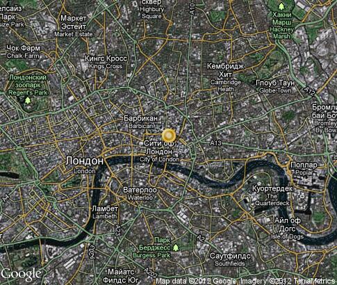 map: City of London map: City of London