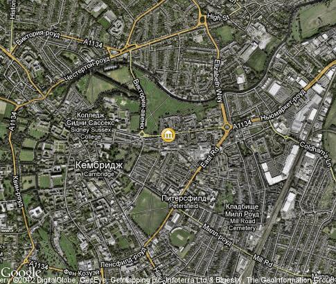 地图: Colleges in Cambridge