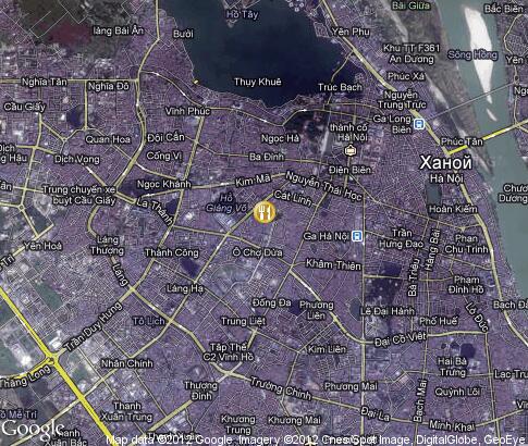 地图: Cuisine of Hanoi