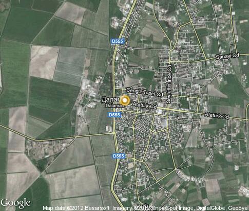 map: Dalyan map: Dalyan