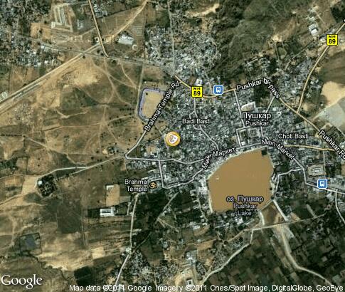 map: Dramatized show in Pushkar map: Dramatized show in Pushkar