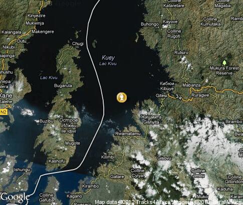 map: Fishing in Rwanda map: Fishing in Rwanda