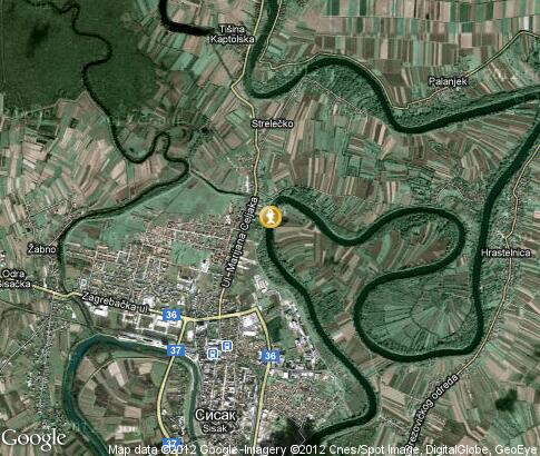map: Fishing on the Kupa