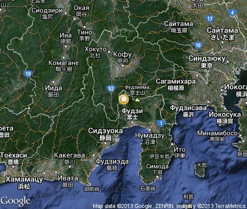 map: Flowering Cherry in Yamanashi map: Flowering Cherry in Yamanashi