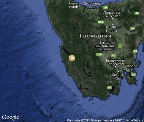 map: Forests of Tasmania map: Forests of Tasmania