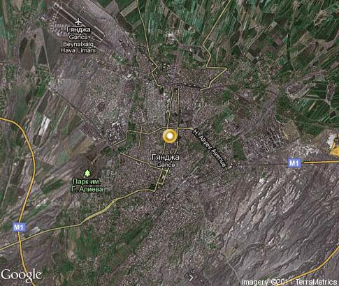 map: Ganja