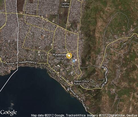 map: Gisenyi map: Gisenyi