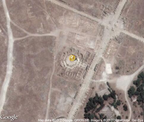 map: Hippodrome ancient city