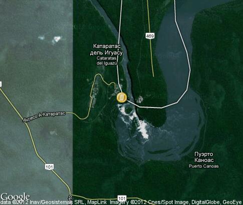 карта: Водопады Игуасу карта: Водопады Игуасу