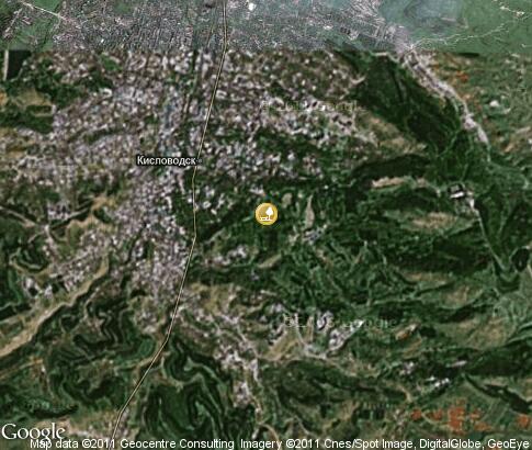 地图: Kislovodsk Park