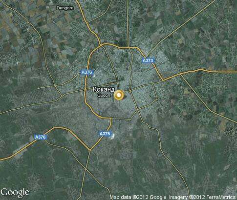 地图: Kokand