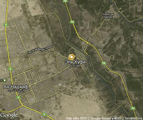 map: Kufa