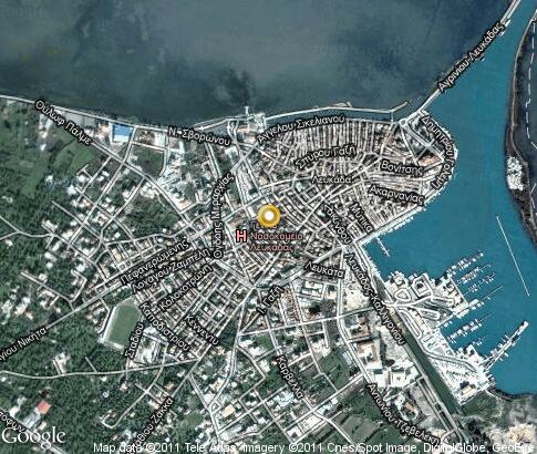 map: Lefkada Town map: Lefkada Town