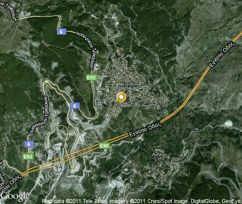map: Metsovo
