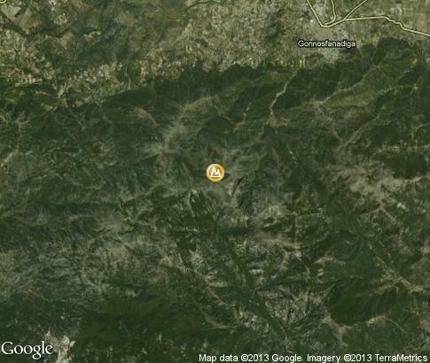 map: Monte Linas map: Monte Linas