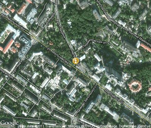 map: Monument to Kotlyarevsky map: Monument to Kotlyarevsky