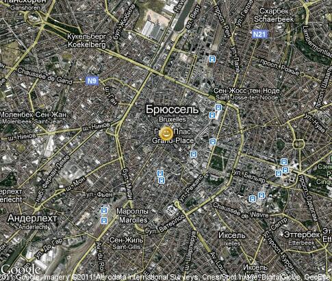 map: Nightlife and Entertainment in Brussels map: Nightlife and Entertainment in Brussels