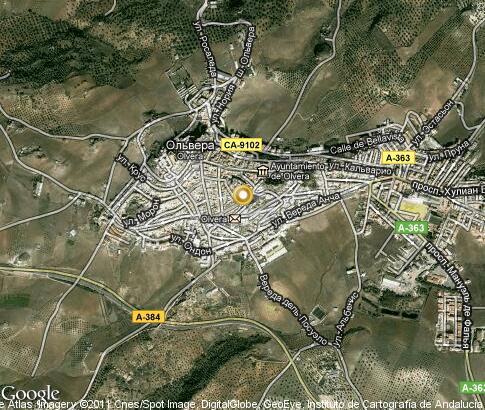 map: Olvera map: Olvera