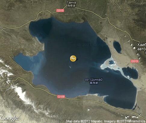 map: Qinghai Lake map: Qinghai Lake