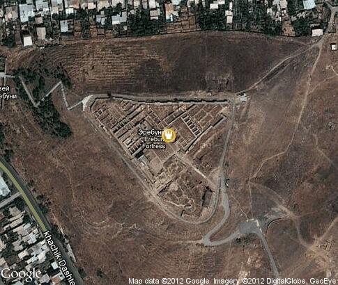 map: Ruins of Erebuni Fortress map: Ruins of Erebuni Fortress