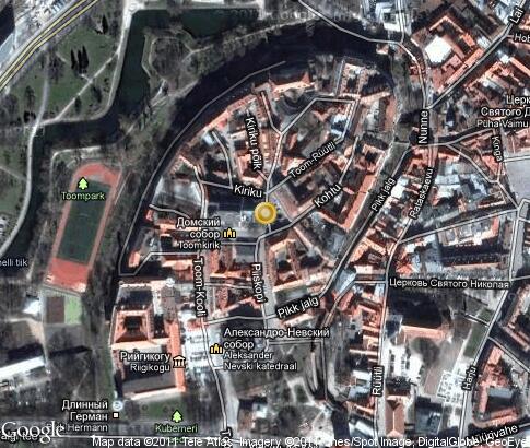 マップ: Toompea, Tallinn