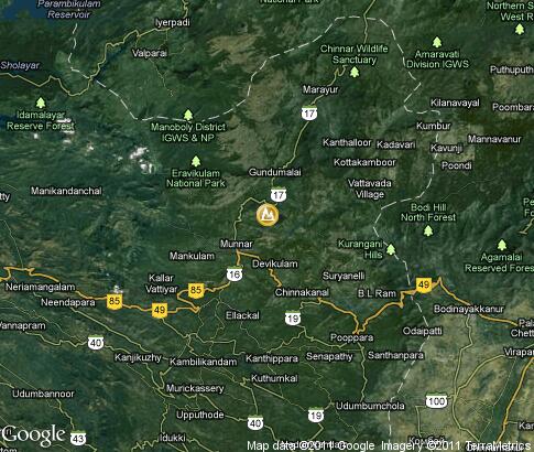 map: Western Ghats map: Western Ghats