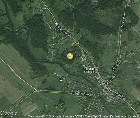 map: Wine Festival in Sabile