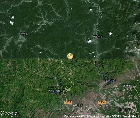 map: Winter Yuntai Mountain map: Winter Yuntai Mountain