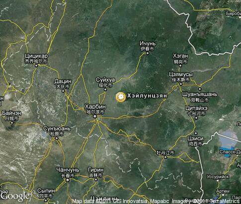 map: Winter in Heilongjiang map: Winter in Heilongjiang