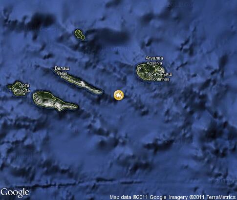 map: Azores, diving map: Azores, diving