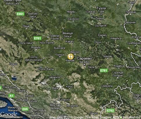 map: Bosnia and Herzegovina, religion map: Bosnia and Herzegovina, religion