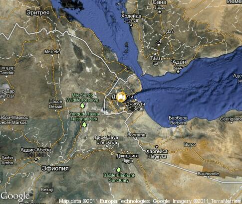 map: Djibouti