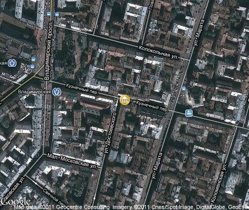 地图: Dostoevsky Literary Museum