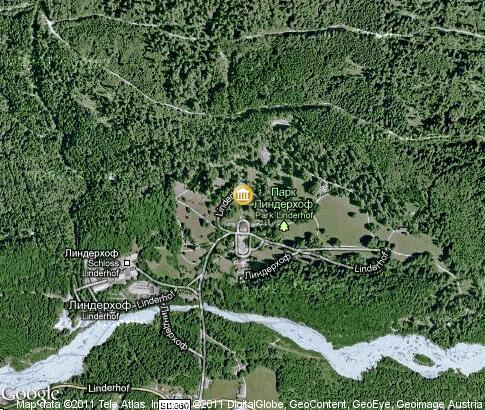 マップ: Linderhof Palace