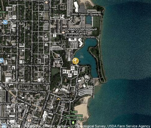 map: Northwestern University