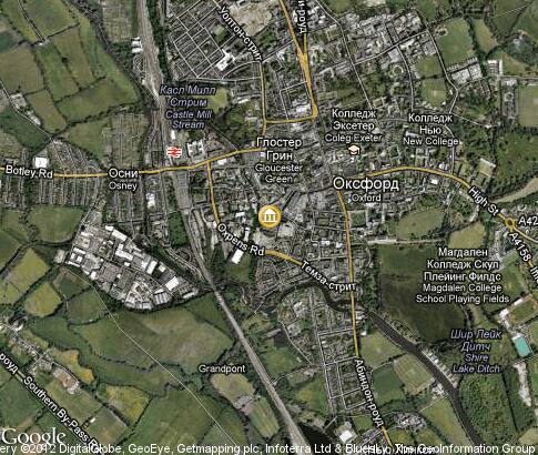 マップ: Сolleges in Oxford
