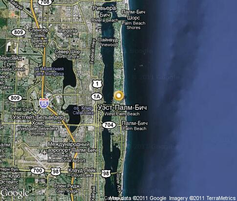 map: Palm Beach map: Palm Beach