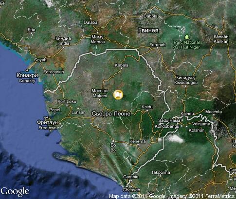 map: Sierra Leone map: Sierra Leone