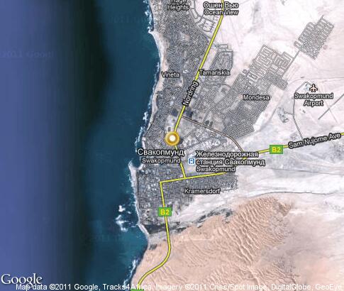 map: Swakopmund map: Swakopmund