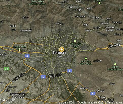 map: Tehran map: Tehran