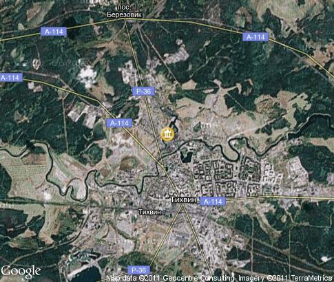 map: Vvedensky Nunnery map: Vvedensky Nunnery