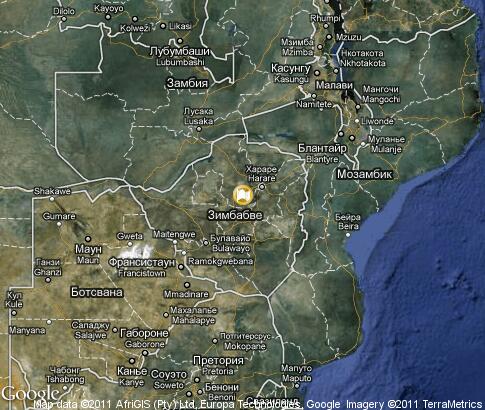 map: Zimbabwe
