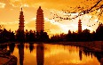 Three Pagodas صور