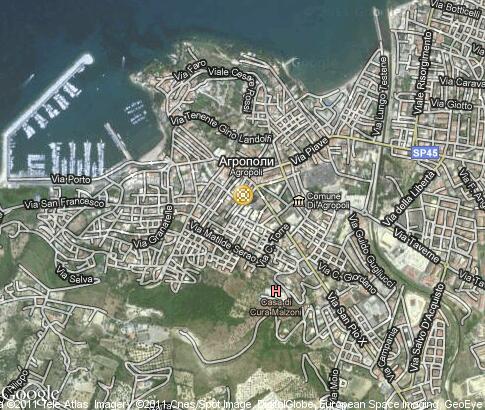 map: Agropoli Carnaval map: Agropoli Carnaval