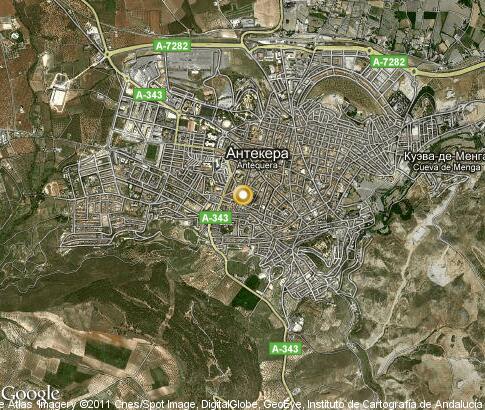 map: Antequera map: Antequera