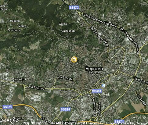 map: Bergamo, architecture map: Bergamo, architecture