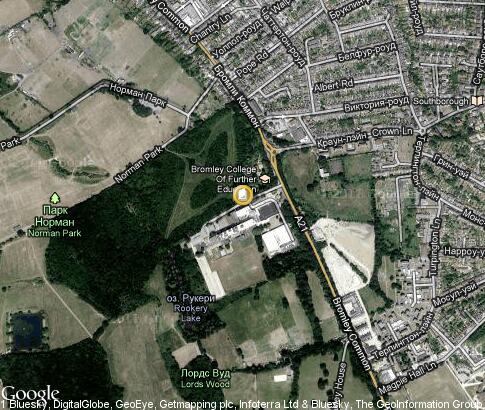 карта: Bromley College of Further and Higher Education карта: Bromley College of Further and Higher Education