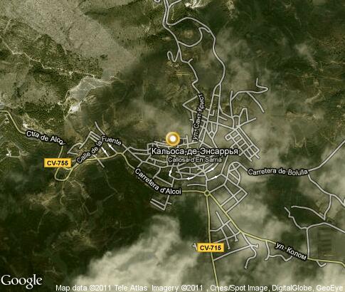 地图: Callosa d`En Sarria